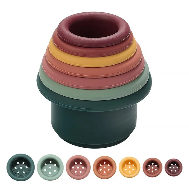 Montessori Stacking Cups | 7Pcs