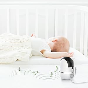New 5 inch Video Baby Monitor with Camera and 2-Way Audio