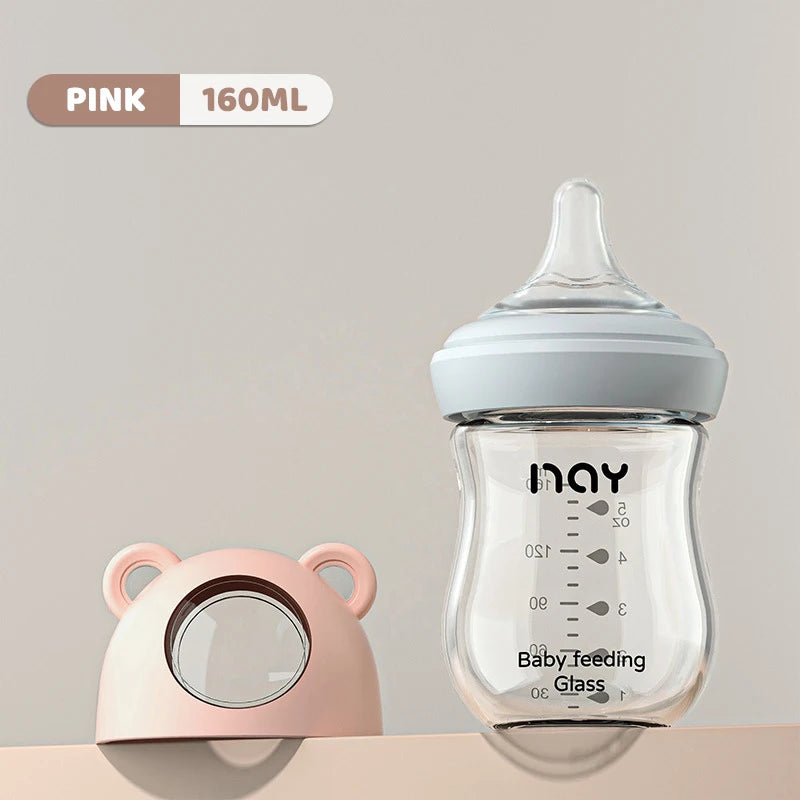 Glass Feeding Bottle Anti-Flatulence