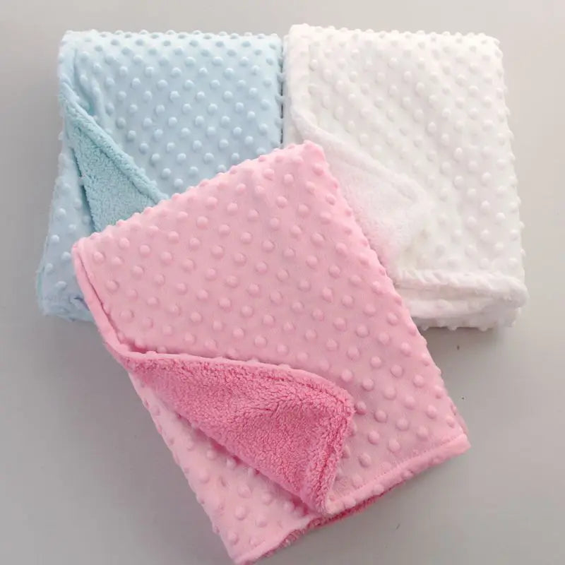 Soft Touch Reversible Baby Bubble Blanket