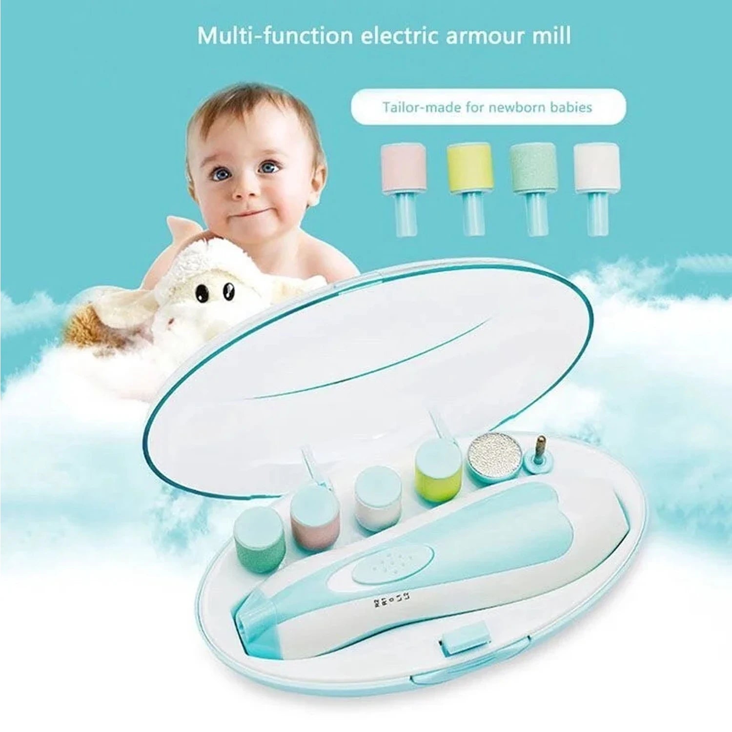 6-in-1 Electric Baby Nail Trimmer Manicure