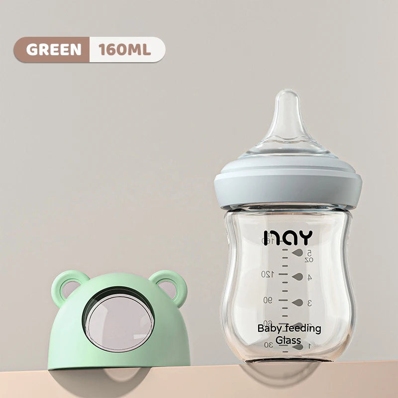 Glass Feeding Bottle Anti-Flatulence