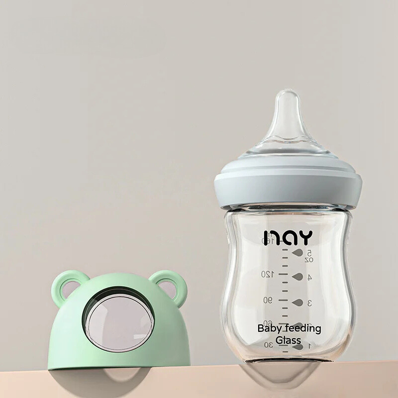 Glass Feeding Bottle Anti-Flatulence