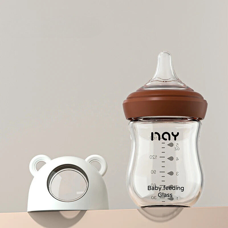 Glass Feeding Bottle Anti-Flatulence