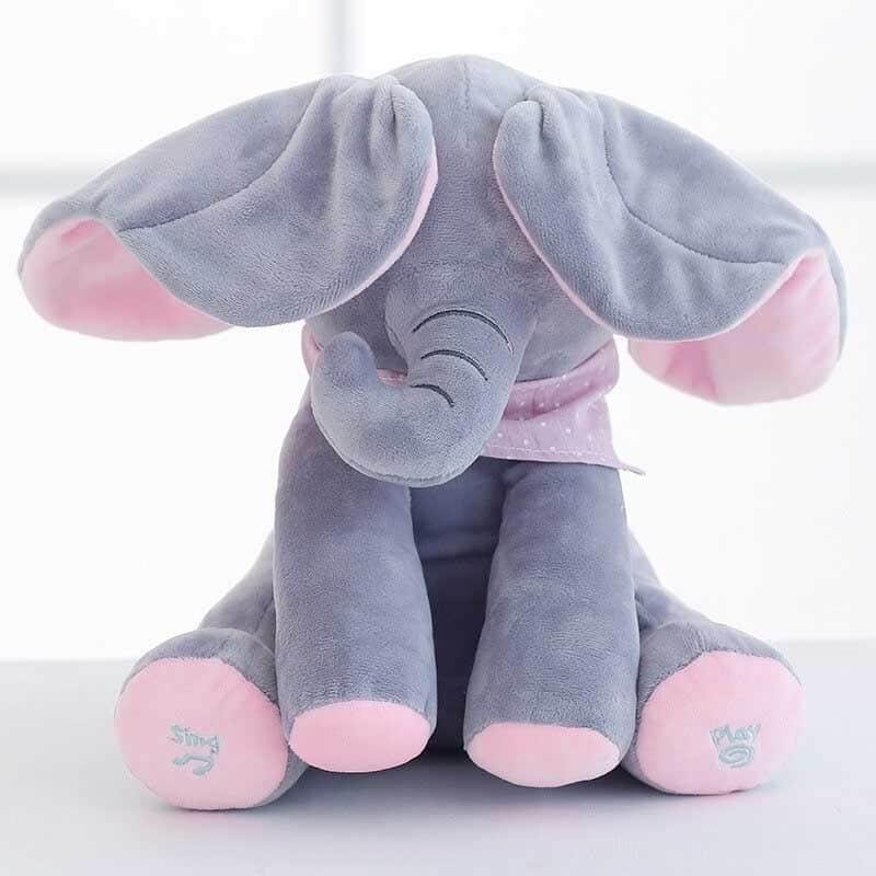 Peek-a-Boo Interactive Talking Elephant Plush Toy